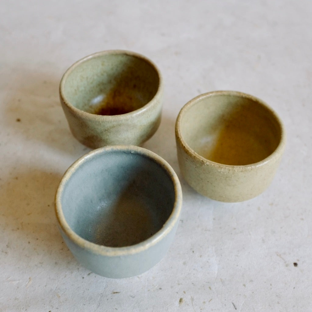 Service à saké - 3 tasses, 1 carafe